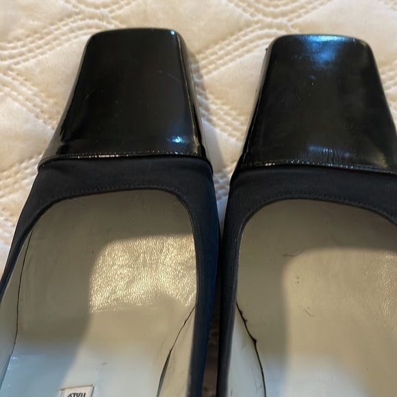 Lovely vintage Italian Maraolo black pumps size 36 1/2 (7 1/2) - Picture 10 of 12